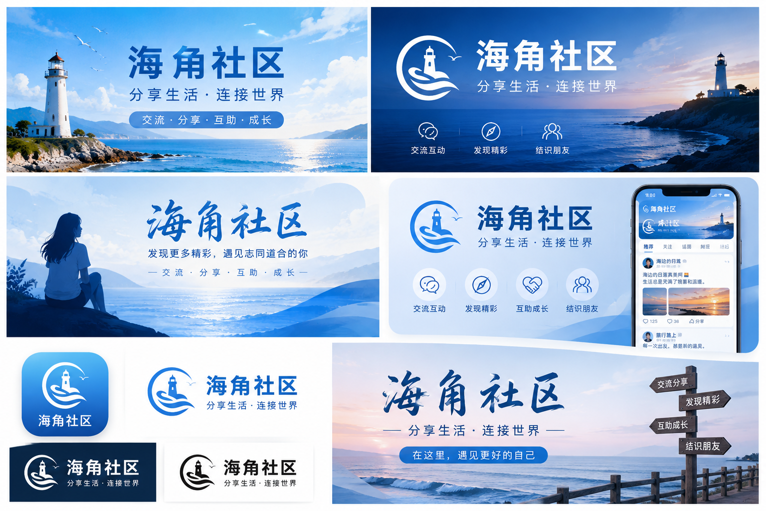 海角社区城市生活专题视觉